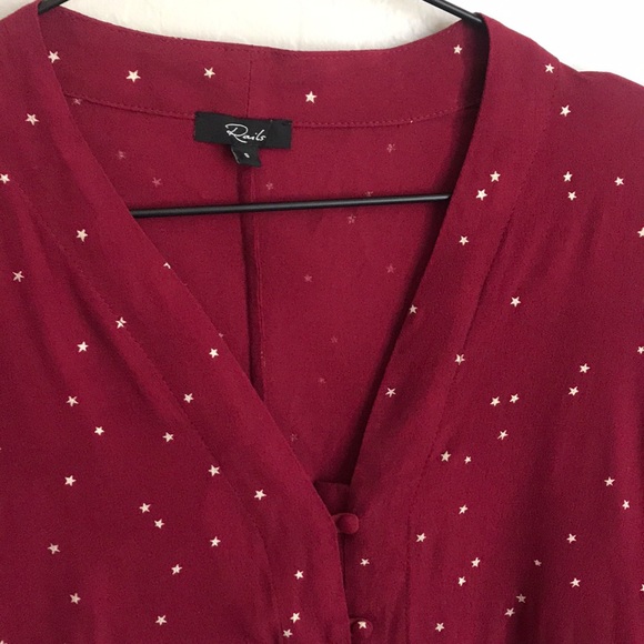 Rails Sloane Tie Front Top - Picture 3 of 8